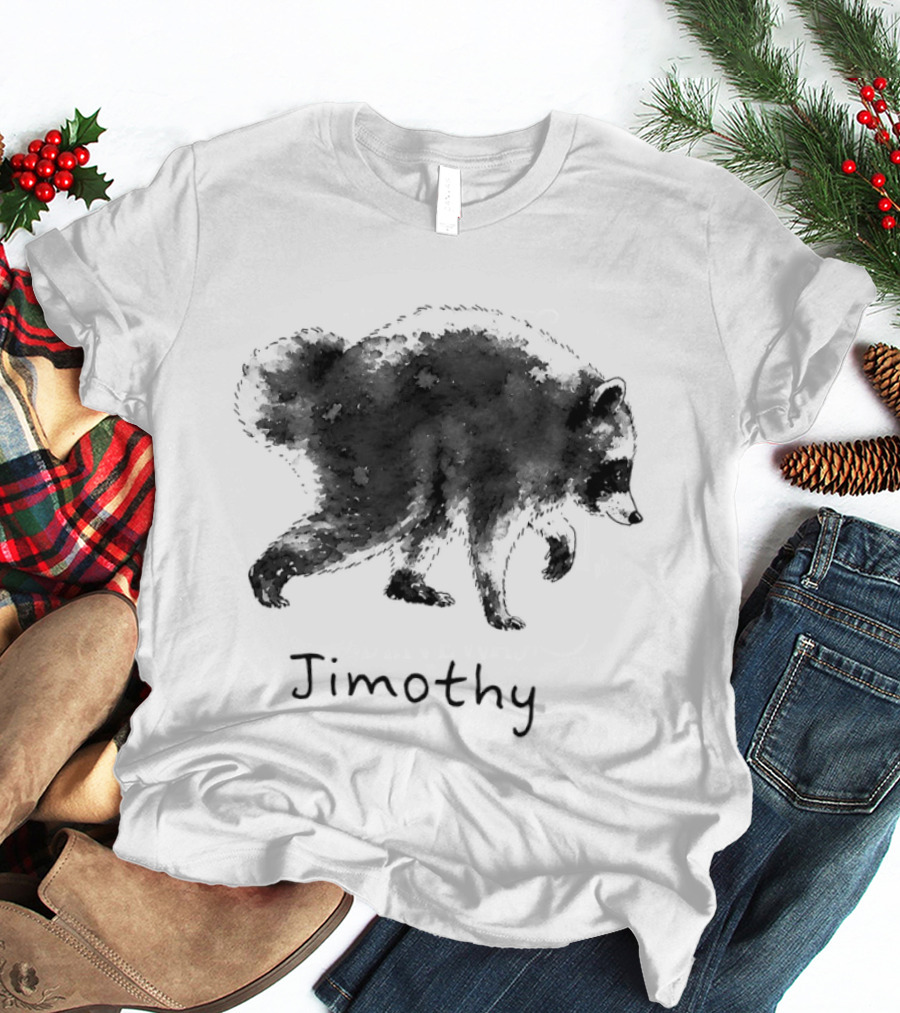 Timothy Raccoon Silhouette Meme T-Shirt