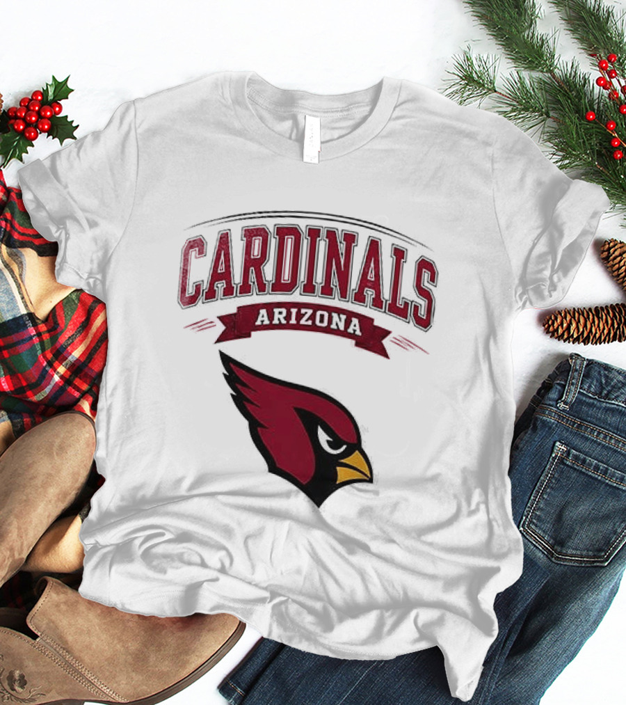 Arizona Cardinals Ghostface Running Football Combination T-Shirt