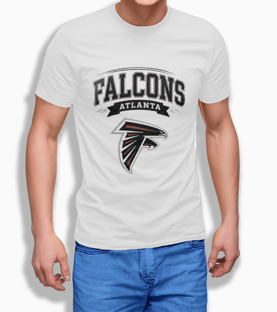 Atlanta Falcons Ghostface Running Football Collaboration Fan Gear T-Shirt