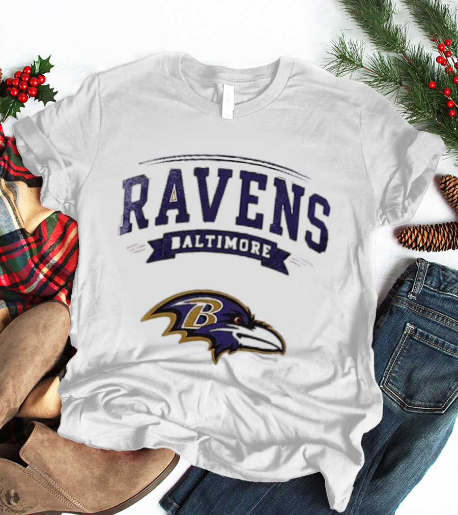Baltimore Ravens Ghostface Running Football Ravens Baltimore T-Shirt