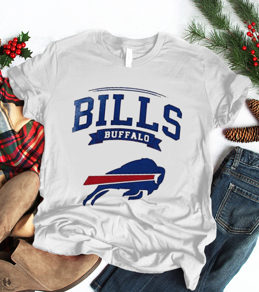 Buffalo Bills Ghostface Running Football T-Shirt