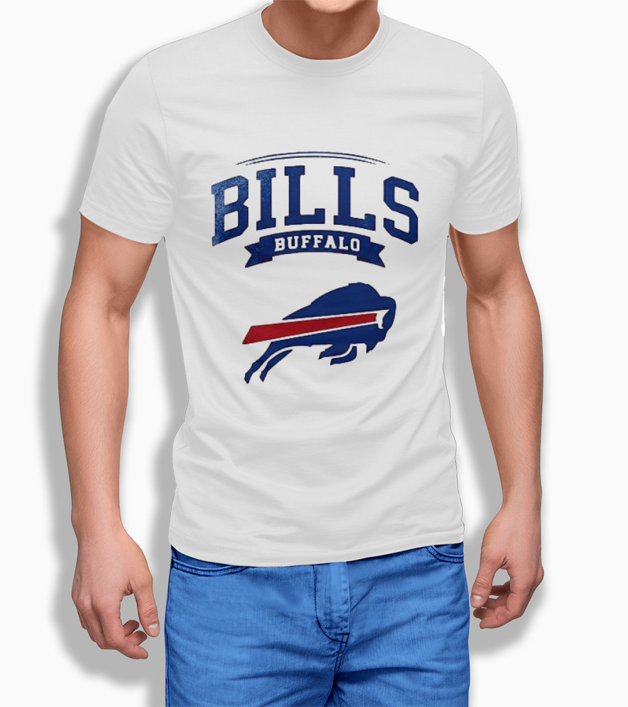 Buffalo Bills Ghostface Running Football T-Shirt