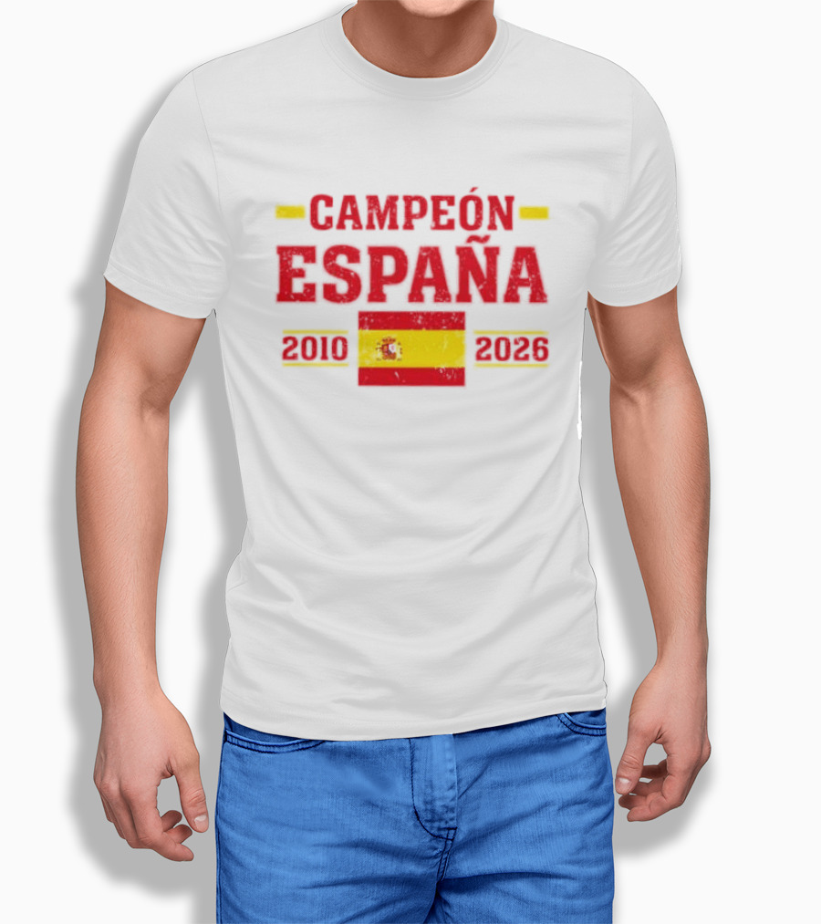 Campeón España 2010 2026 Spanish Flag T-Shirt
