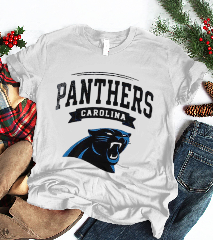 Carolina Panthers Ghostface Crossover Football Collaboration T-Shirt