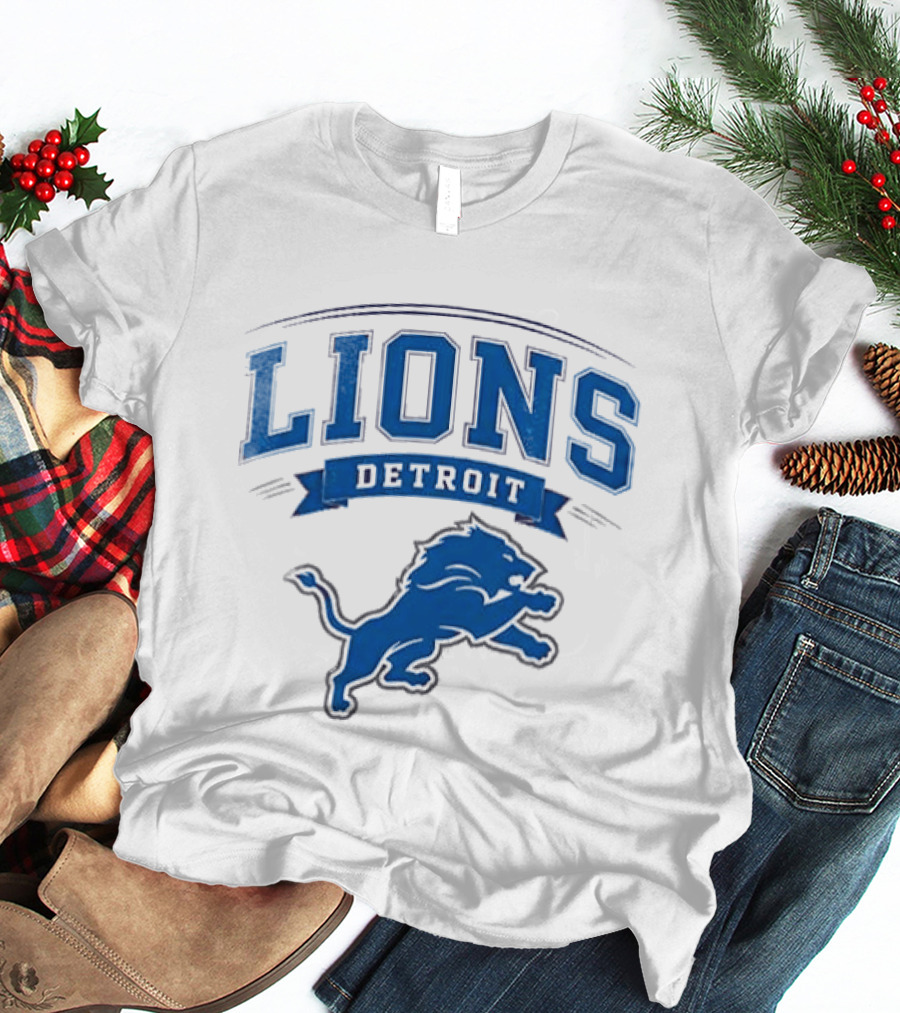 Detroit Lions Ghostface Running Football Fusion T-Shirt