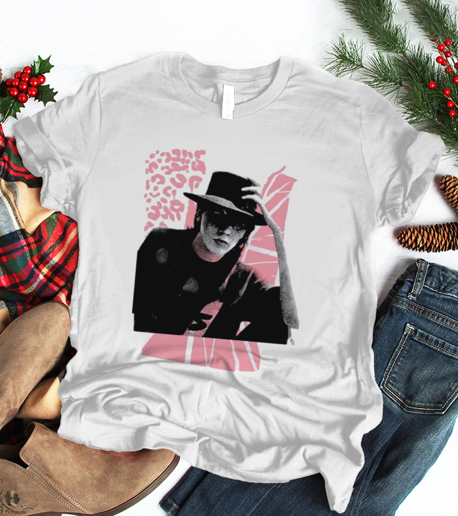 John Taylor Punk Masters Retro Style Hat And Femme Collage T-Shirt