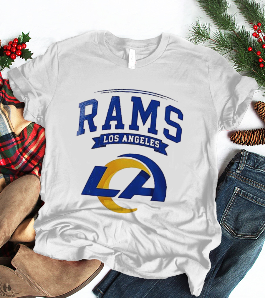 Los Angeles Rams Ghostface Running Football Collaboration T-Shirt