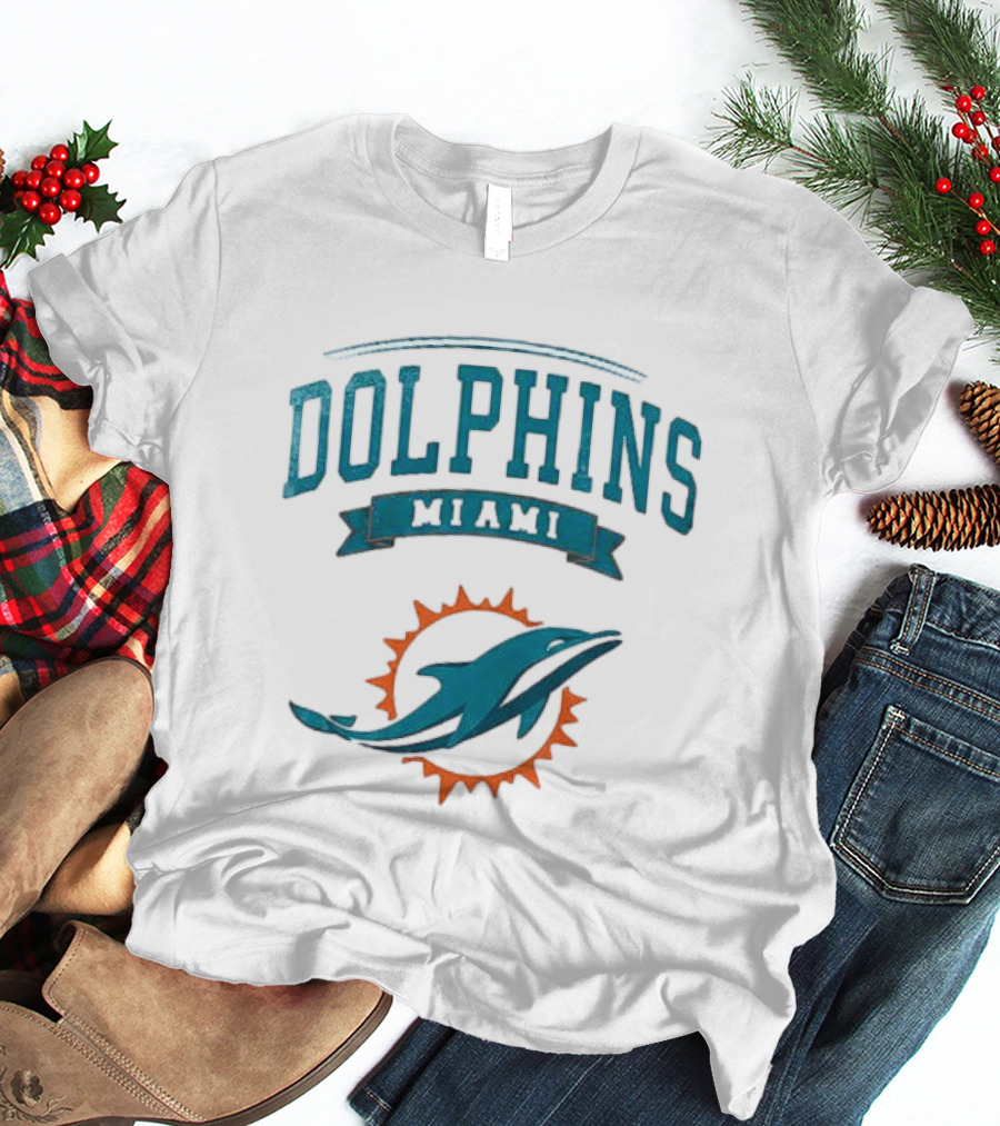 Miami Dolphins Ghostface Running Football Fan T-Shirt