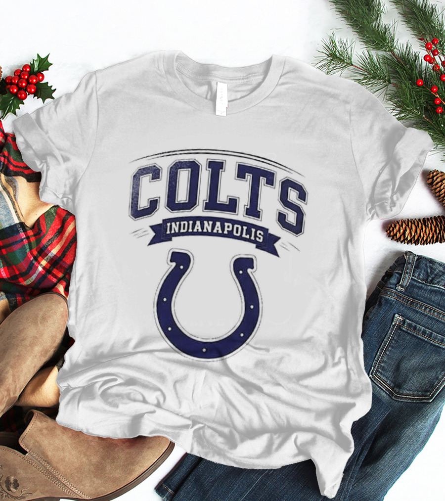 Indianapolis Colts Ghostface Running Football Collaboration T-Shirt