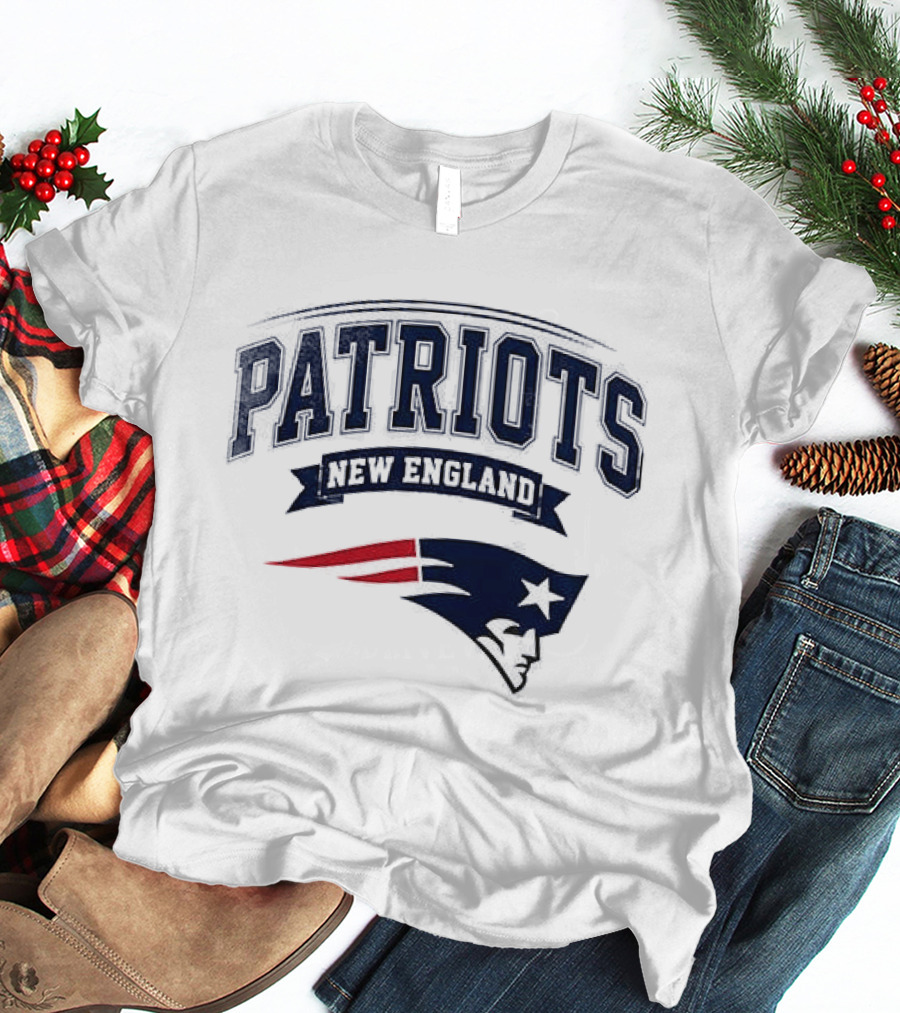 New England Patriots Ghostface Running Football NFL T-Shirt