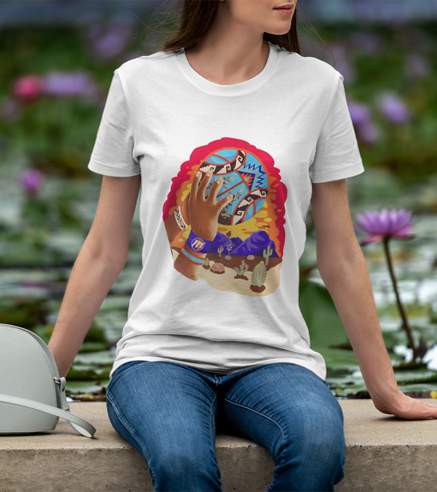 Phoenix Suns Desert Basketball Southwest NBA Cactus Mountain T-Shirt