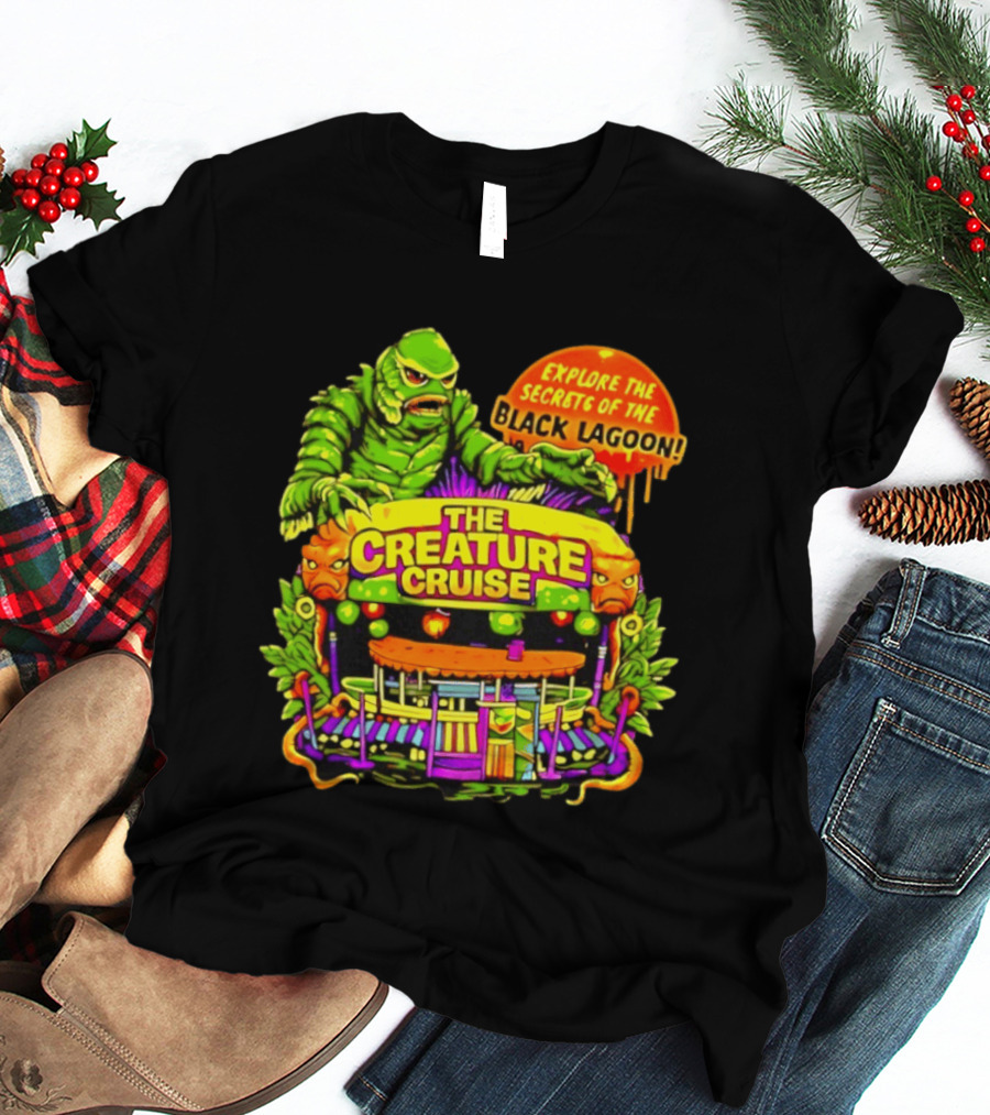 Explore The Secrets Of The Black Lagoon The Creature Cruise Adventure T-Shirt