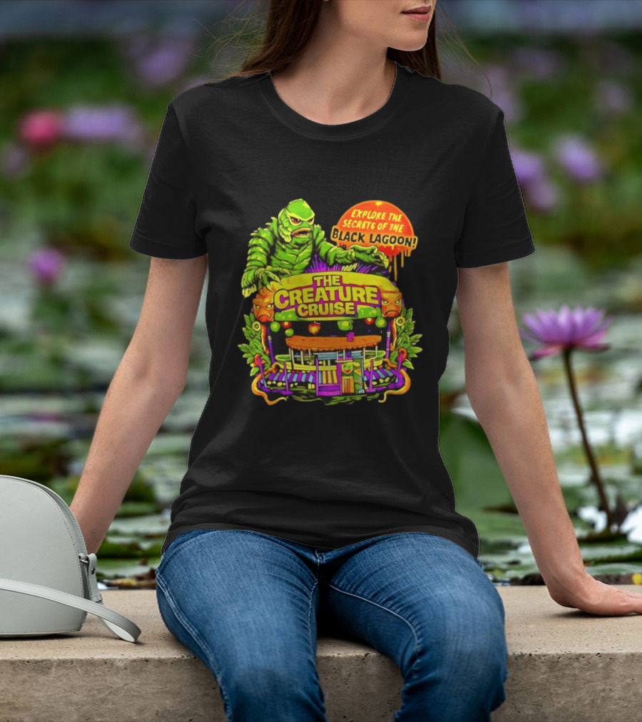 Explore The Secrets Of The Black Lagoon The Creature Cruise Adventure T-Shirt