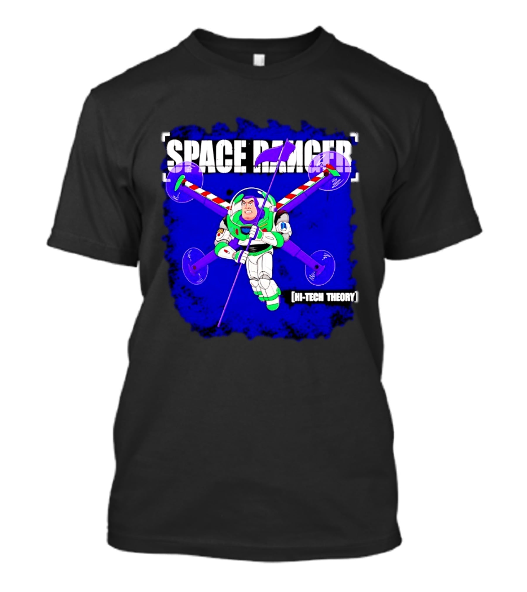 Space Ranger Hi Tech Theory Buzz Lightyear Toy Story T-Shirt