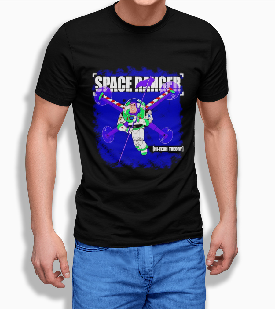 Space Ranger Hi Tech Theory Buzz Lightyear Toy Story T-Shirt