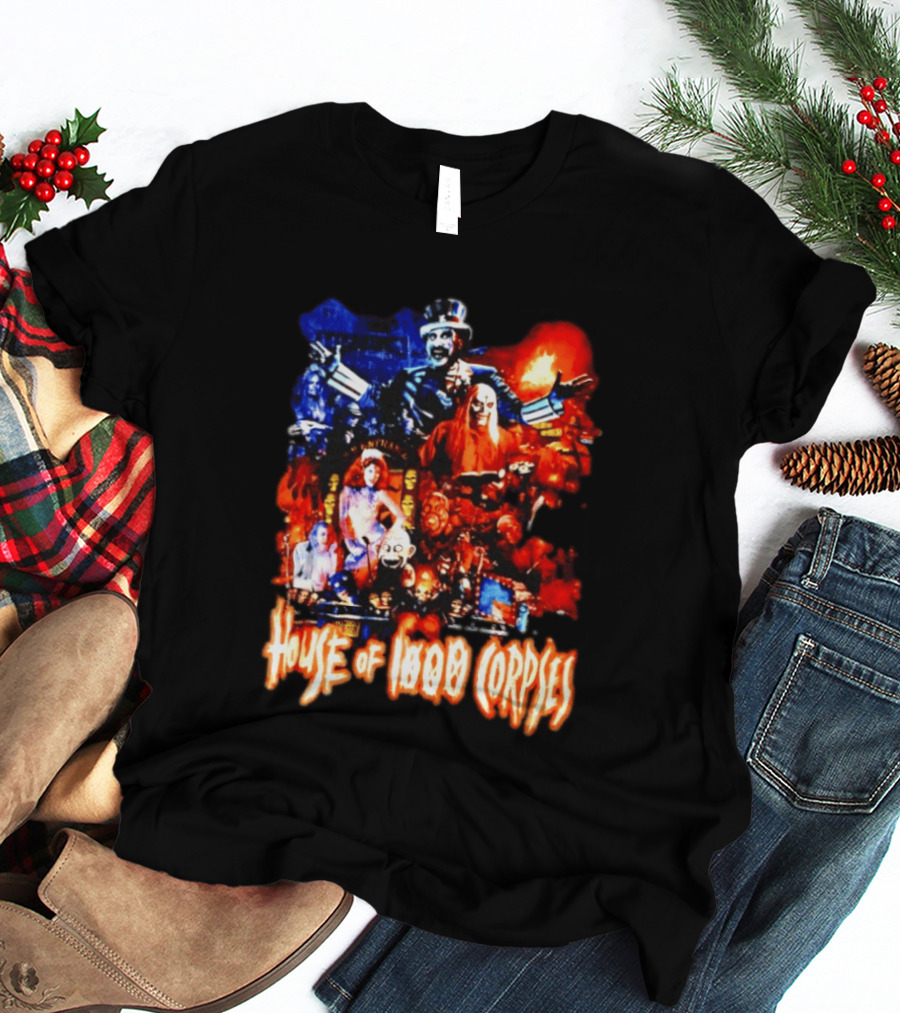 House Of 1000 Corpses Rob Zombie Horror Movie Captain Spaulding T-Shirt