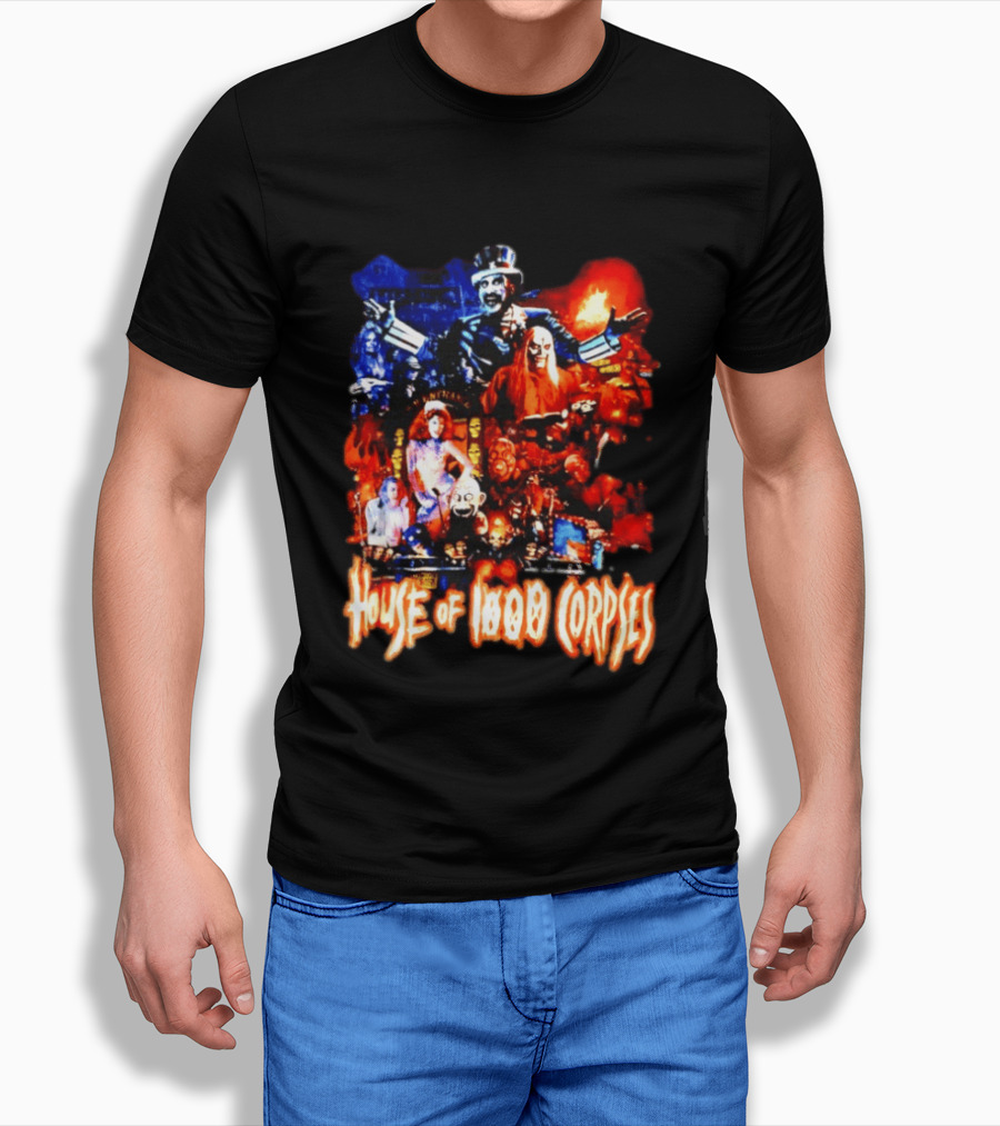 House Of 1000 Corpses Rob Zombie Horror Movie Captain Spaulding T-Shirt