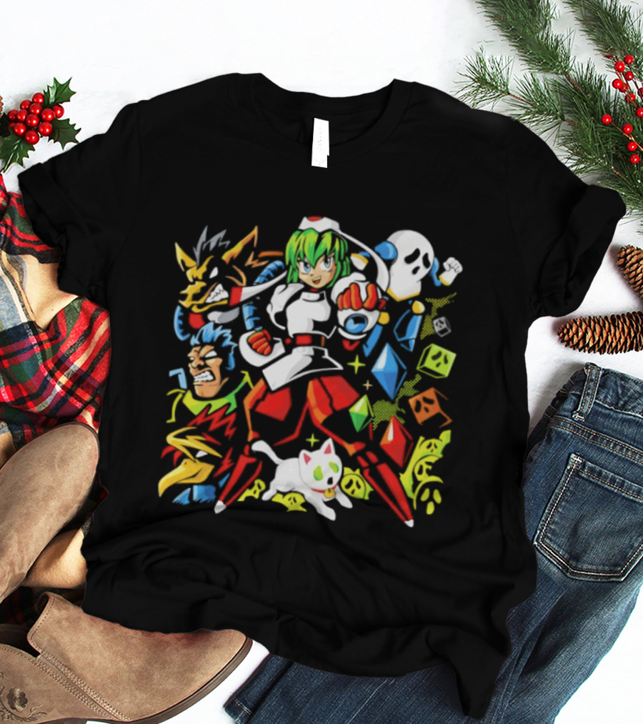 Marina Mischief Makers N64 Retro Game Characters T-Shirt