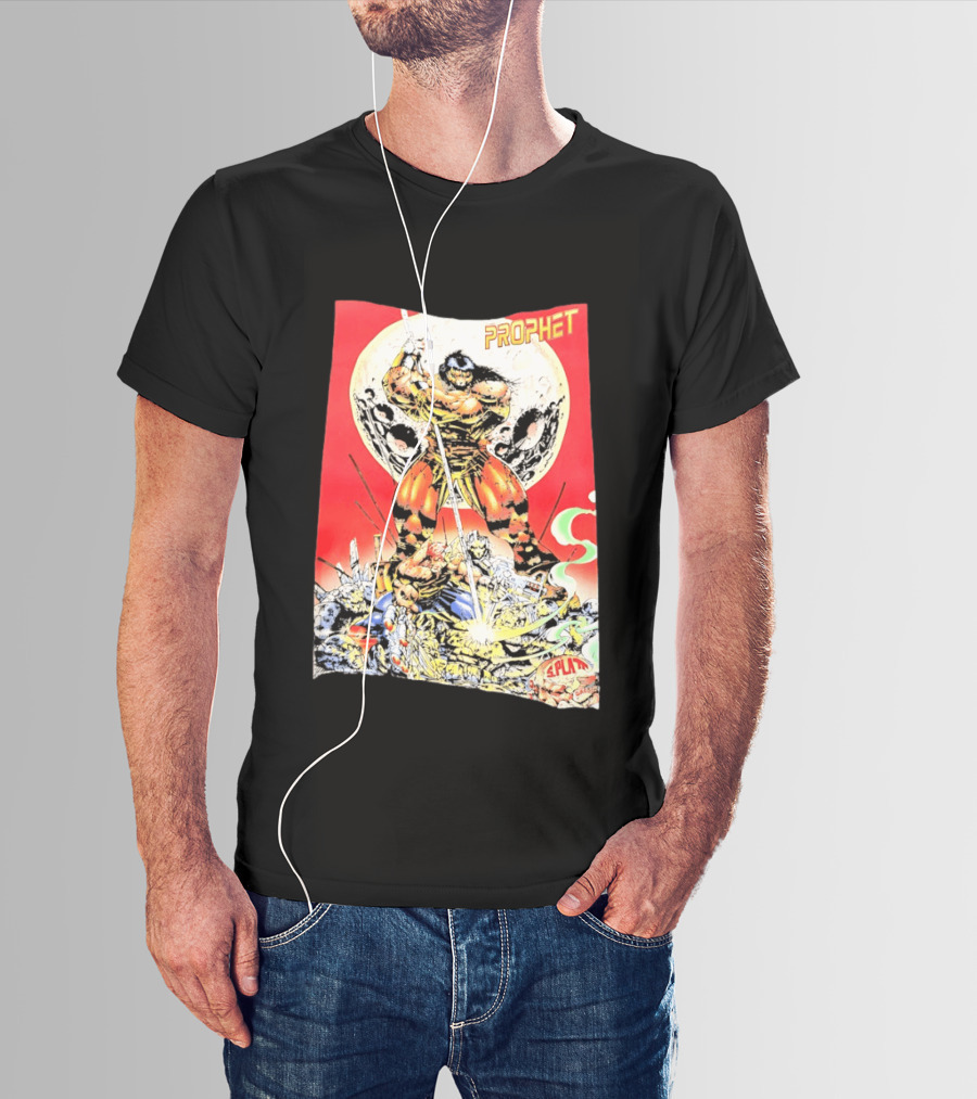 Prophet Comic SPLAT Comics Moon Battle Scene Cover T-Shirt