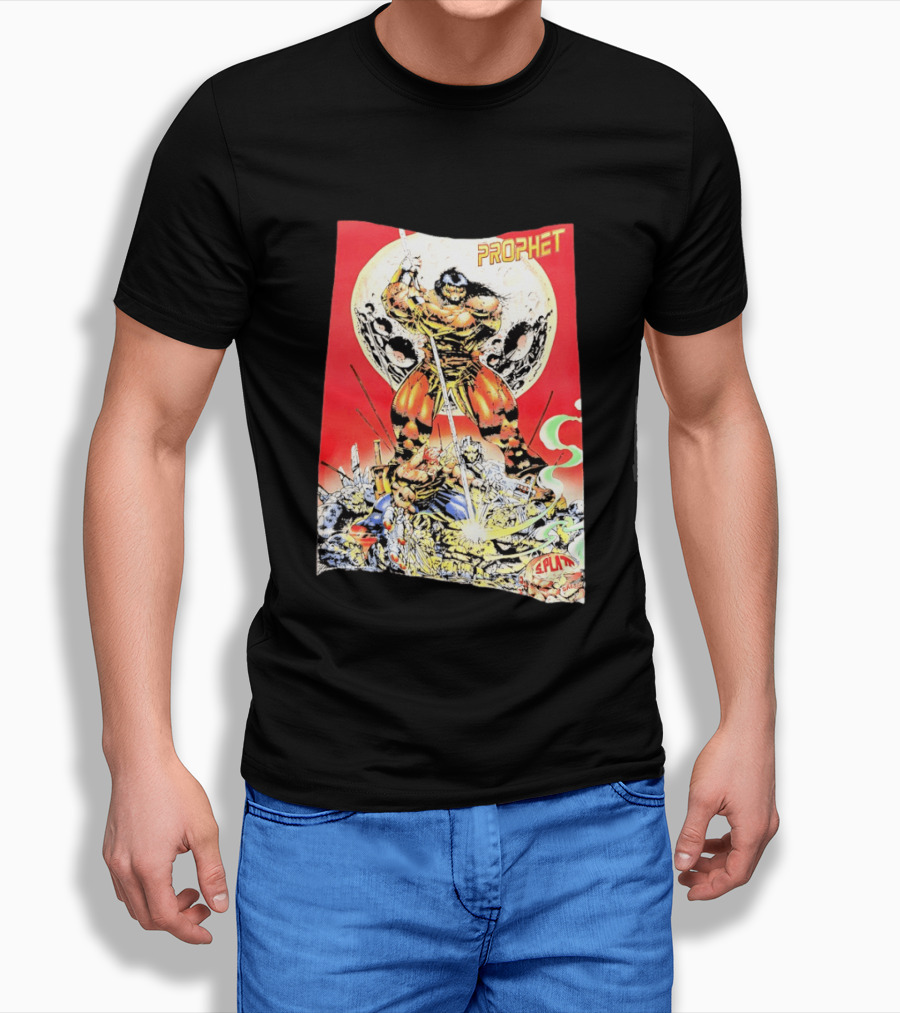 Prophet Comic SPLAT Comics Moon Battle Scene Cover T-Shirt