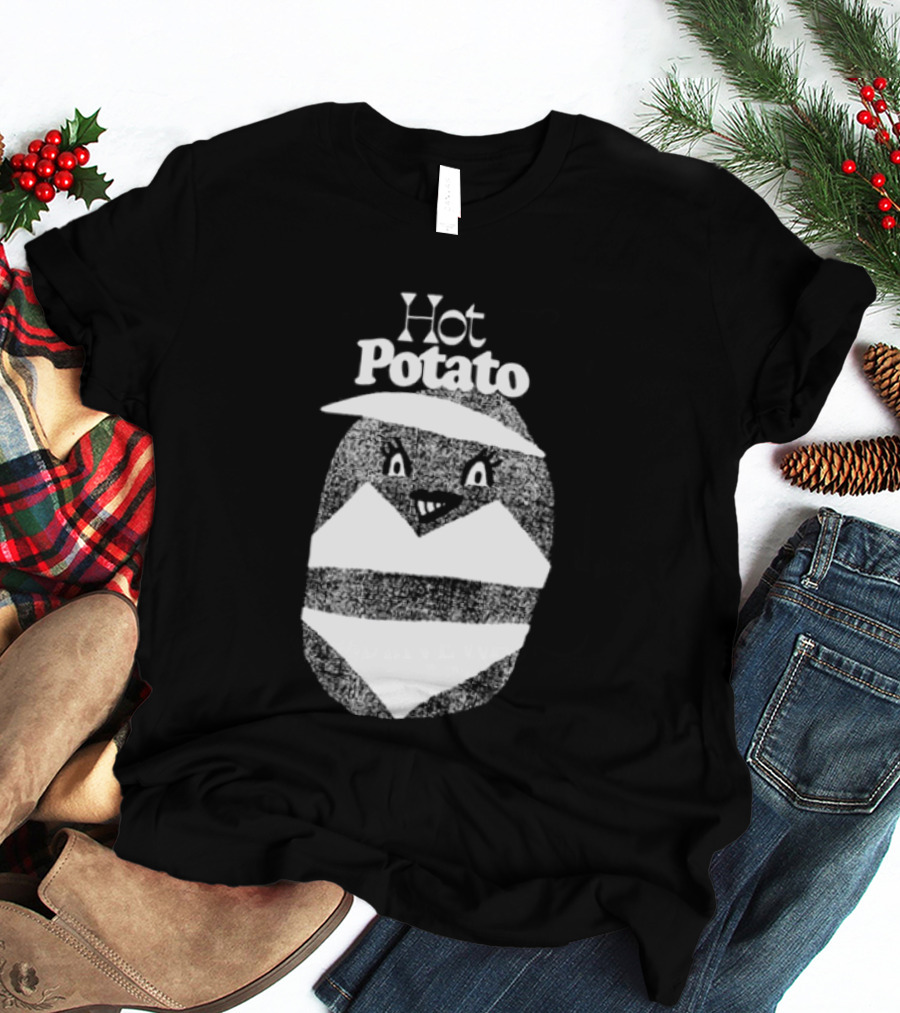 This Might Get Weird Hot Potato Cartoon Style Textured Potato T-Shirt