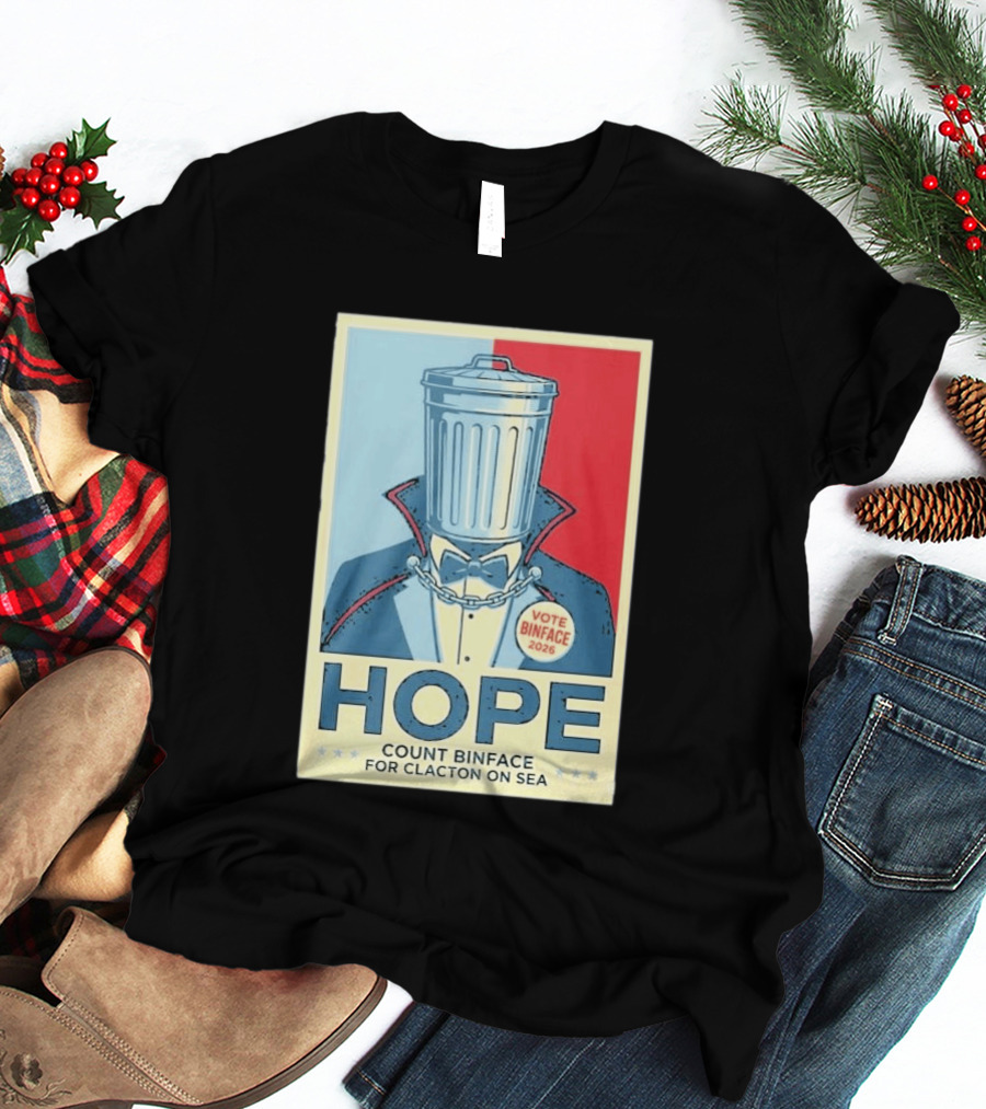 Vote Binface 2026 Hope Count Binface For Clacton On Sea T-Shirt