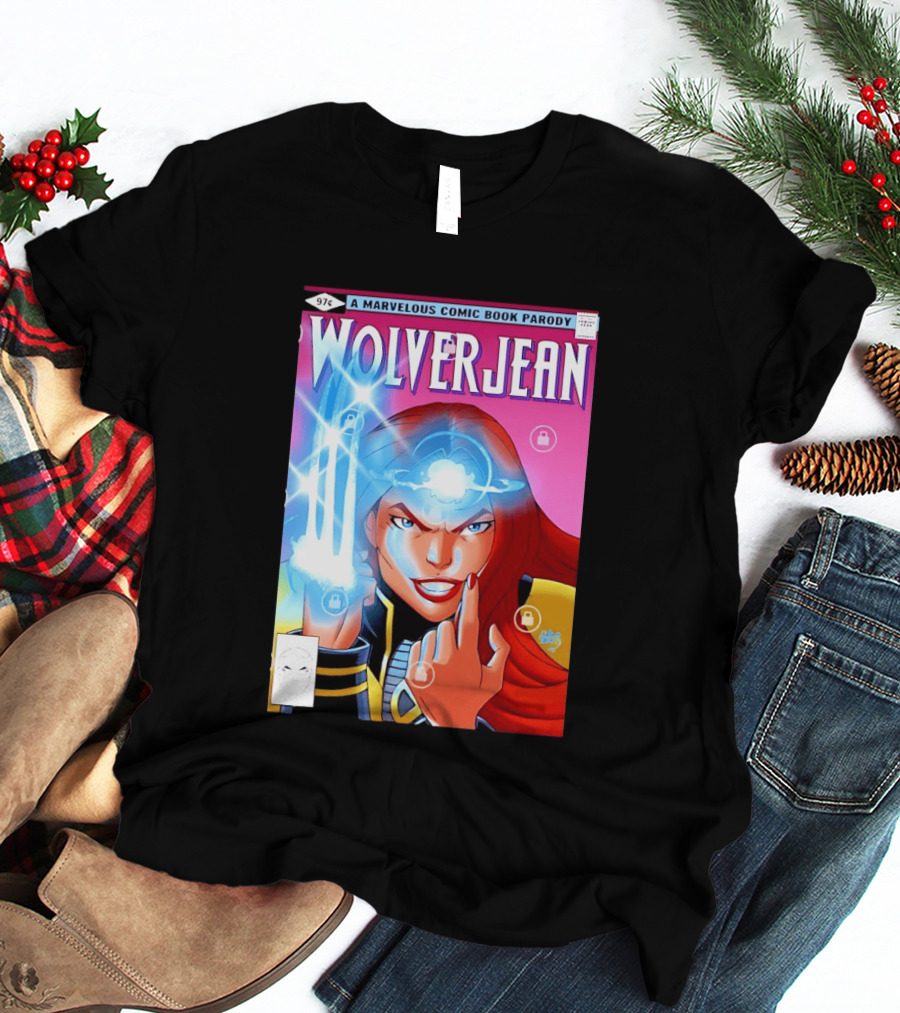 Wolverjean A Marvelous Comic Book Parody Cover 97 Cents T-Shirt
