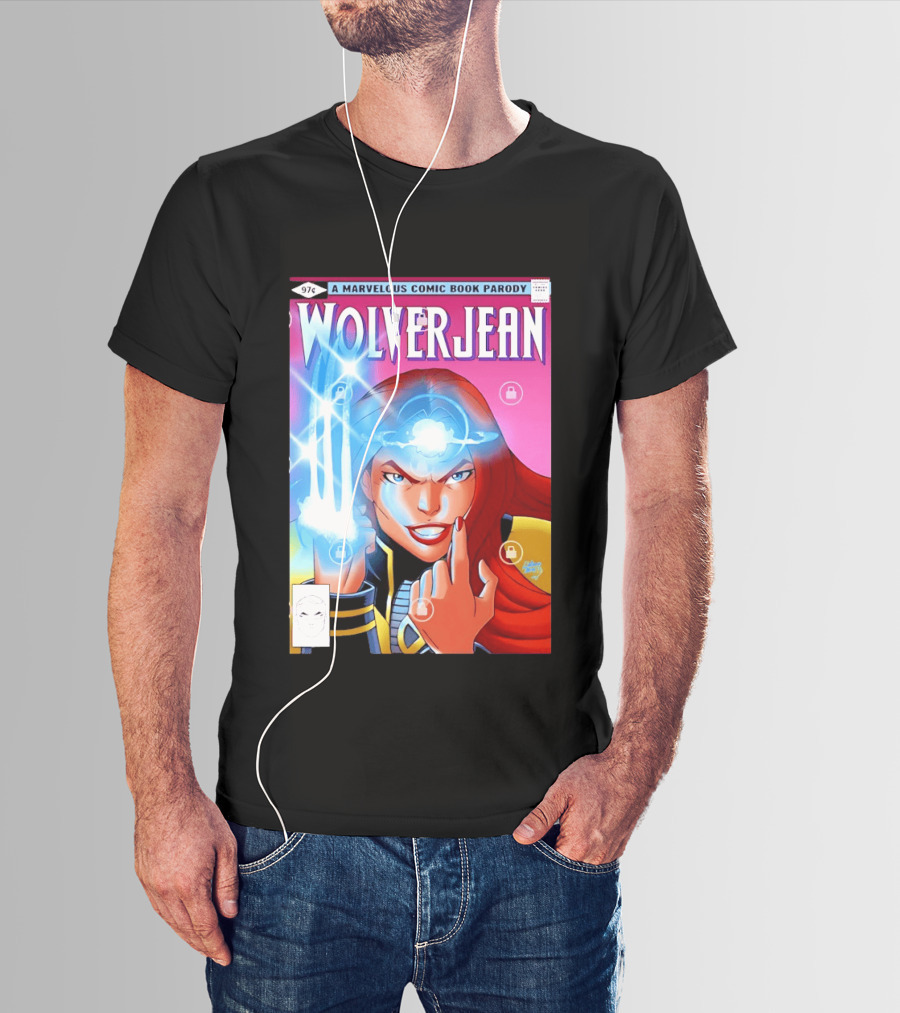 Wolverjean A Marvelous Comic Book Parody Cover 97 Cents T-Shirt