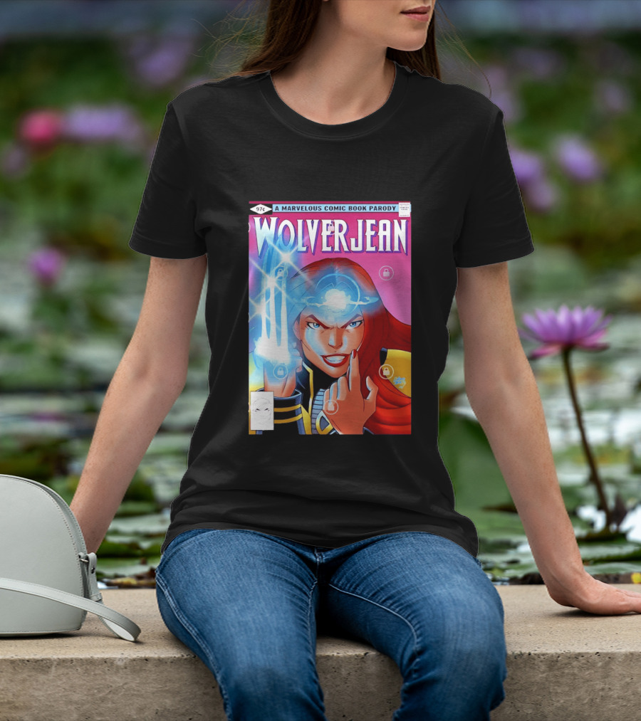 Wolverjean A Marvelous Comic Book Parody Cover 97 Cents T-Shirt