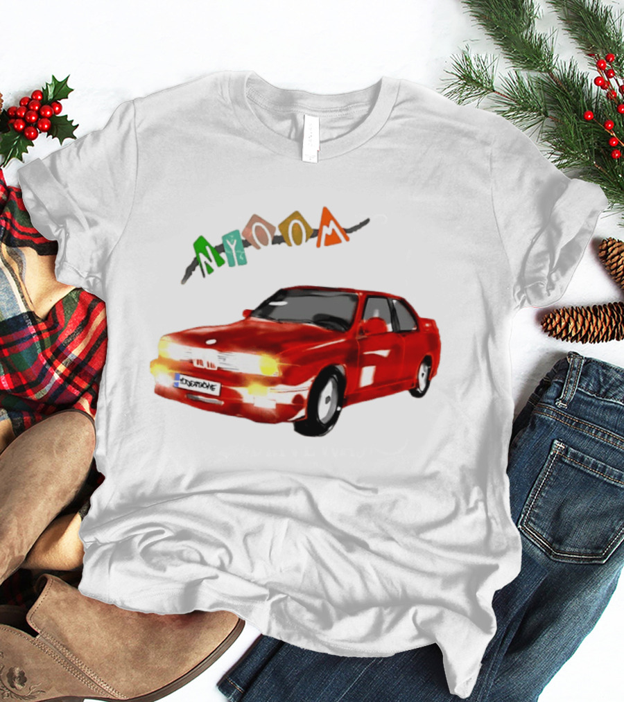 BMW E30 M3 Nyoom Drift Car Adventure T-Shirt