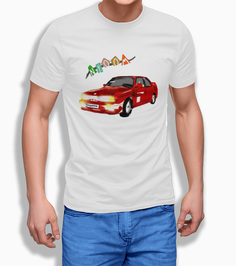 BMW E30 M3 Nyoom Drift Car Adventure T-Shirt