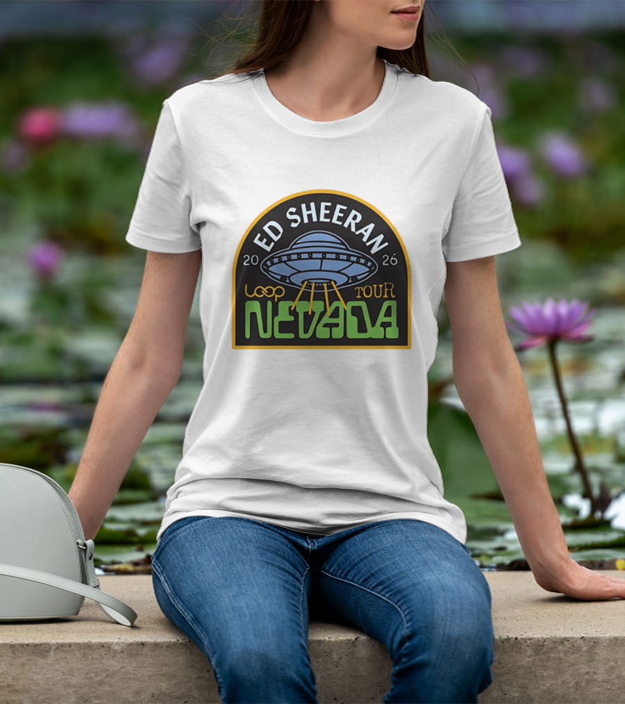 Ed Sheeran 2026 Nevada Loop Tour UFO T-Shirt