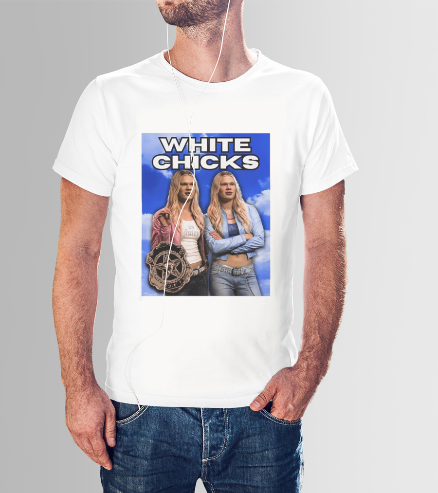 Erling Haaland White Chicks Meme Juicy Couture Style Retro Comedy T-Shirt