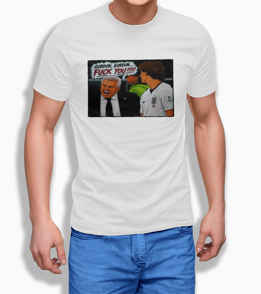 Gordon Gordon Fuck You England Football Meme Comic T-Shirt