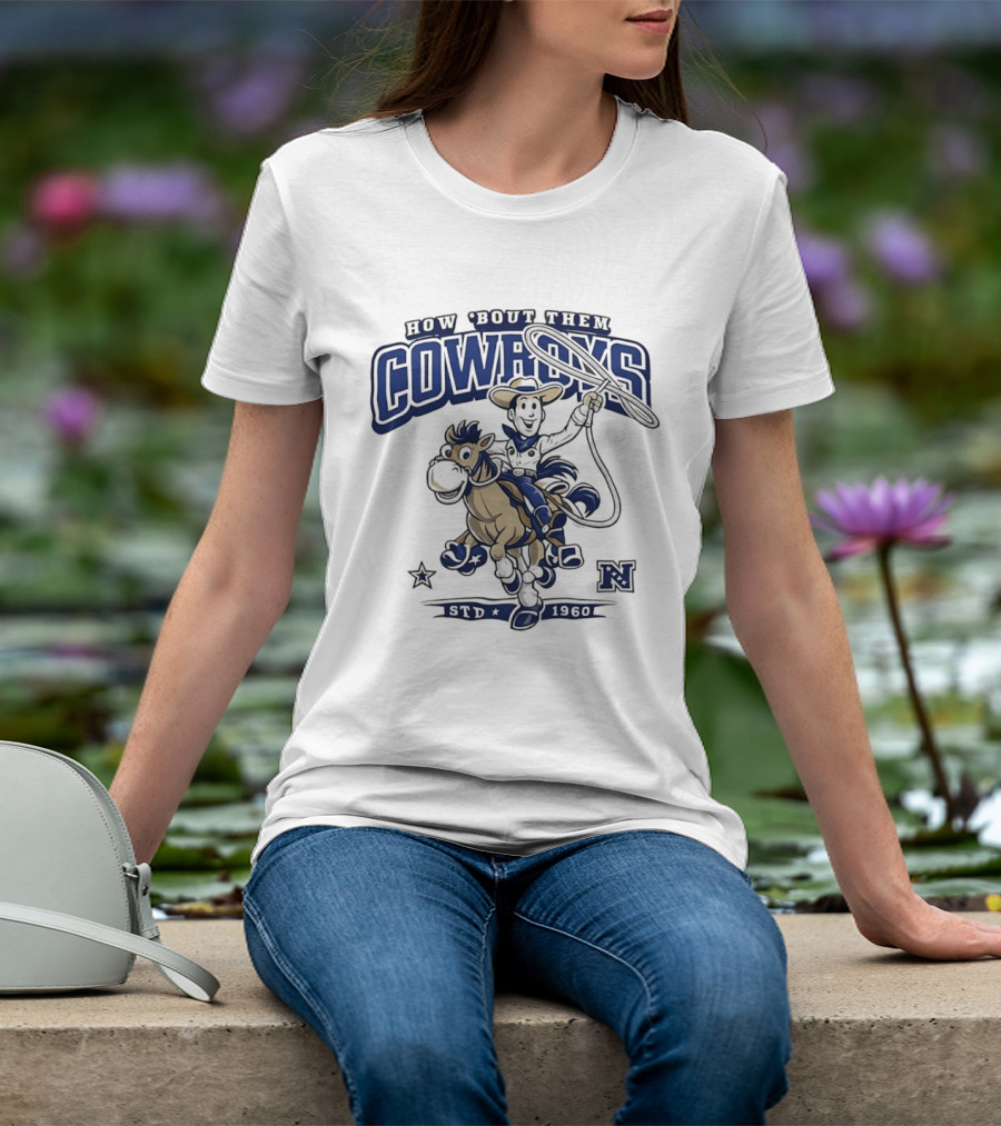 How 'Bout Them Cowboys Woody Riding Horse Howdy Partner Adventure T-Shirt