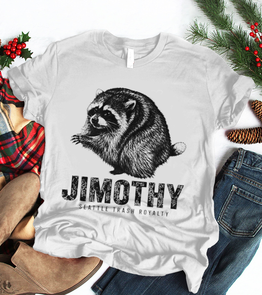 Jimothy Seattle Trash Royalty Raccoon T-Shirt
