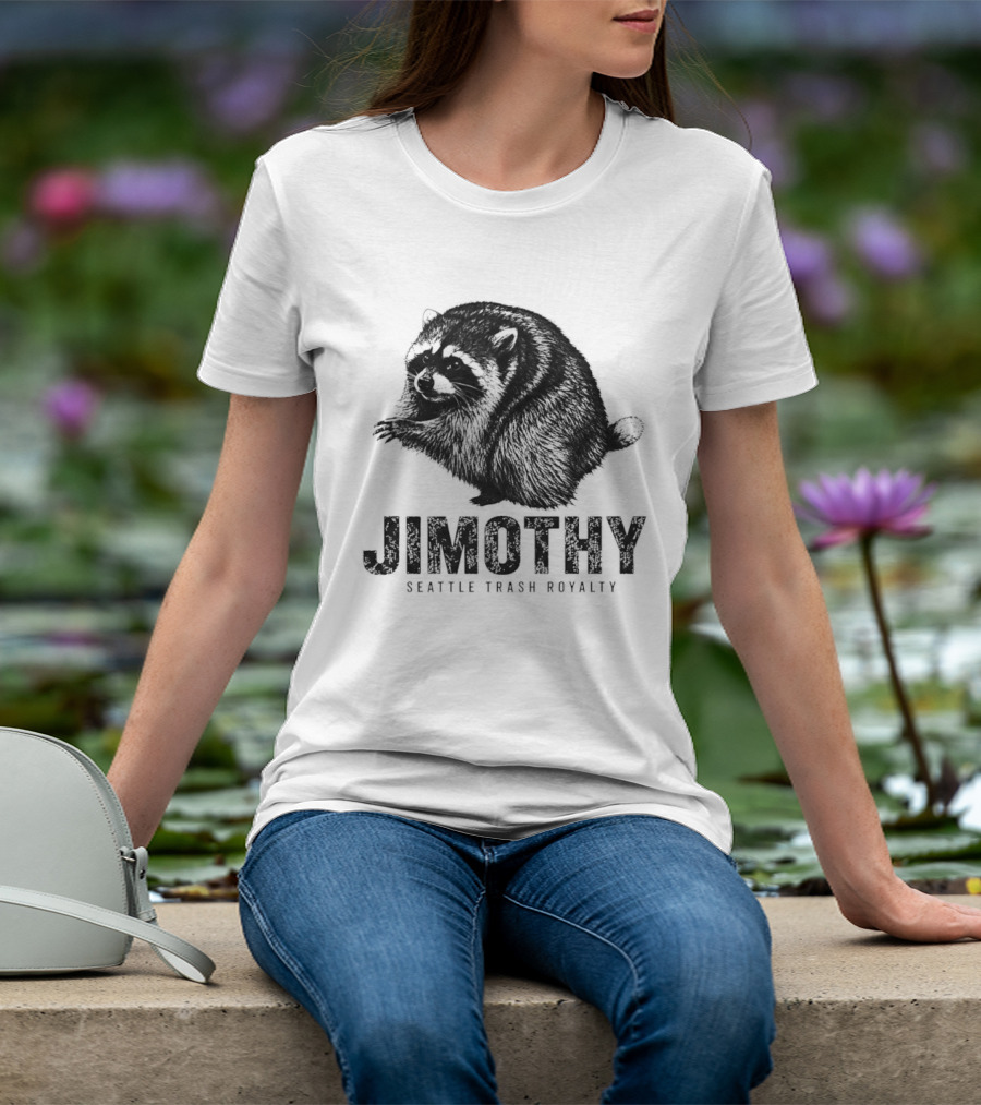 Jimothy Seattle Trash Royalty Raccoon T-Shirt
