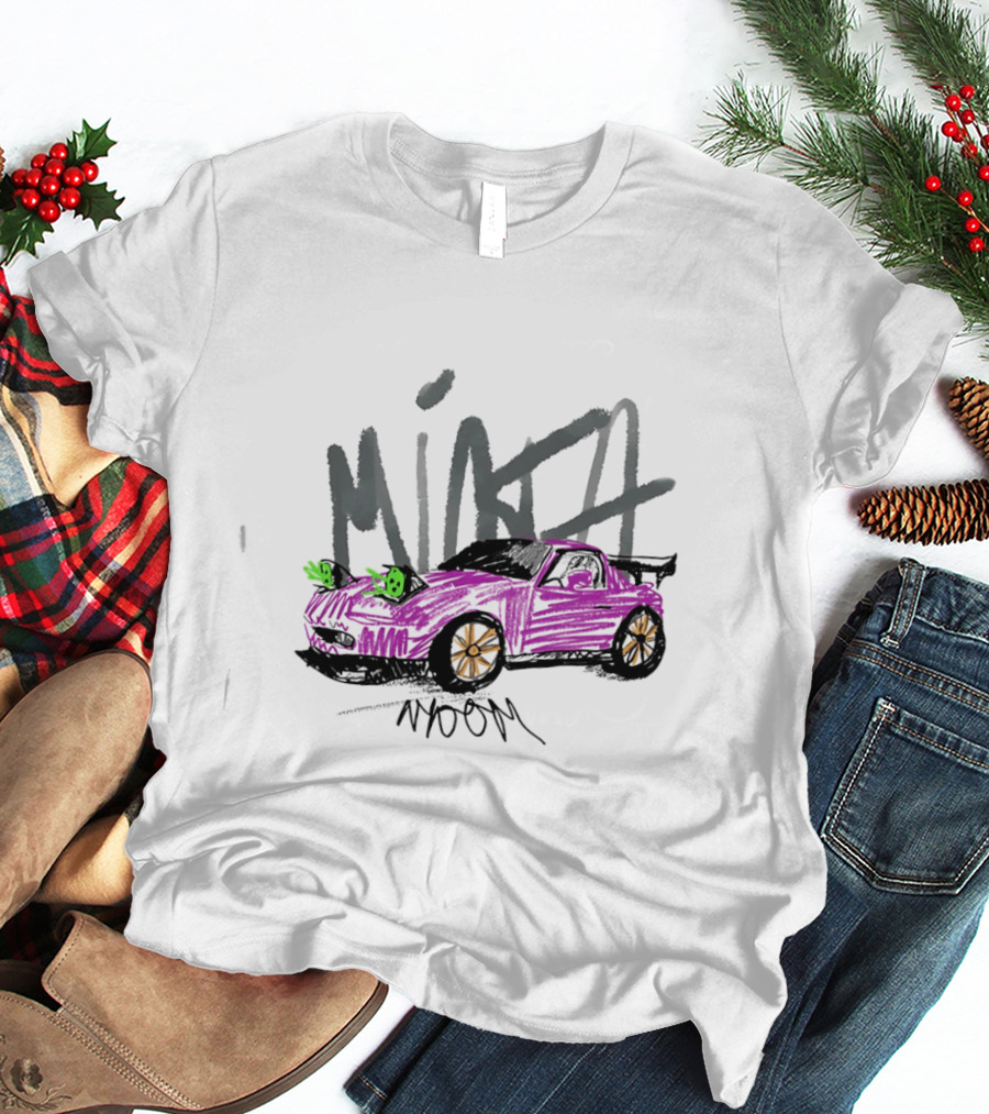 Mazda Miata JDM Childish Scribble Car Artwork NOOM T-Shirt