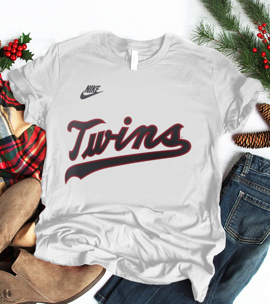 Minnesota Twins 2026 Nike Field Of Dreams Wordmark T-Shirt