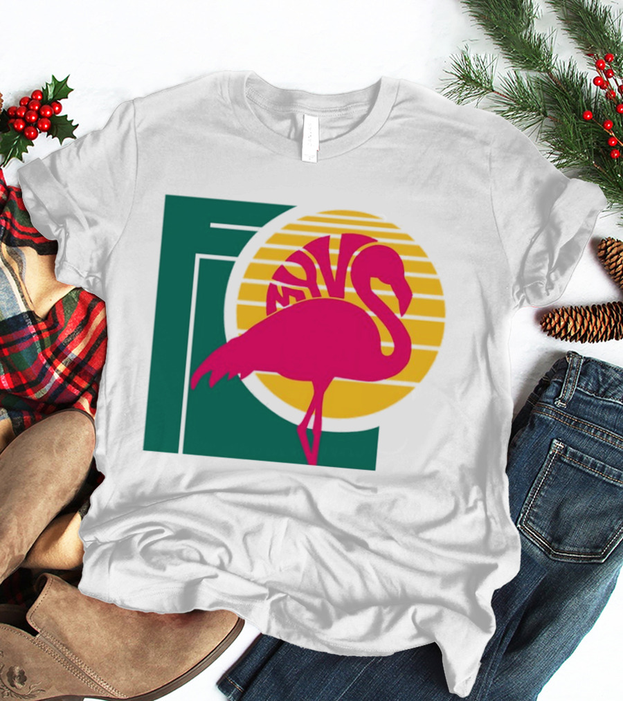 Move Flamingo Sunset Tropical FNS T-Shirt