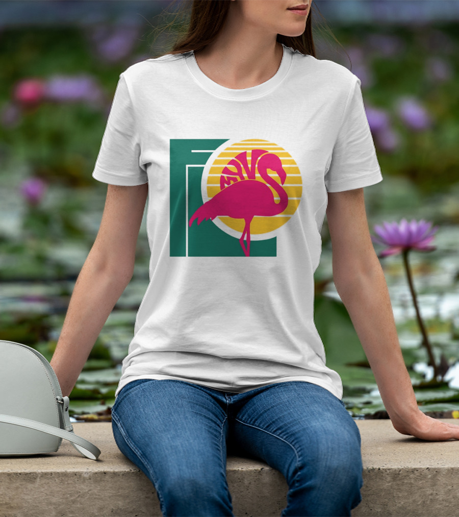 Move Flamingo Sunset Tropical FNS T-Shirt