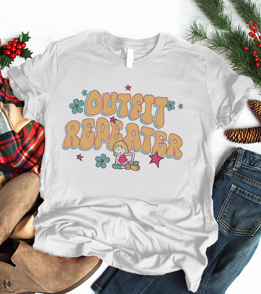 Outfit Repeater Fashion Aesthetic Cartoon Character Flowers Stars T-Shirt
