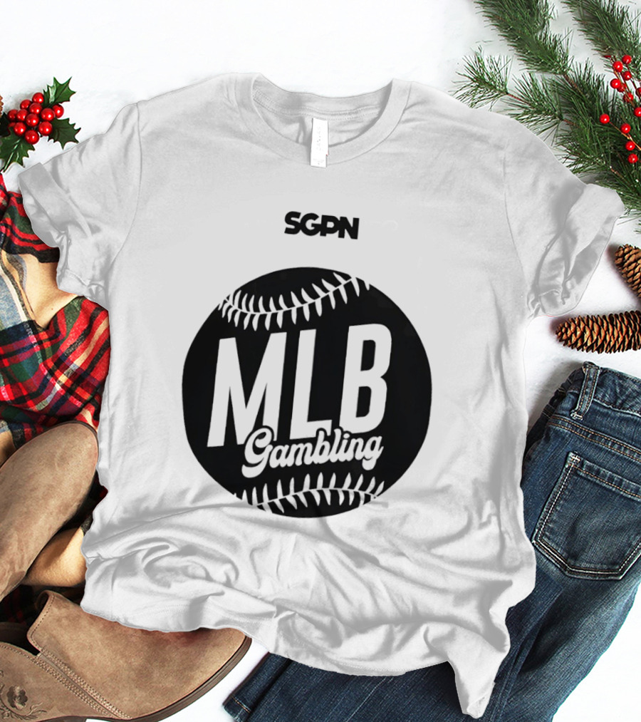 SGPN MLB Gambling Baseball Betting Enthusiasts T-Shirt