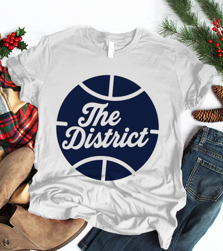 The District Basketball Branding Team Circle T-Shirt