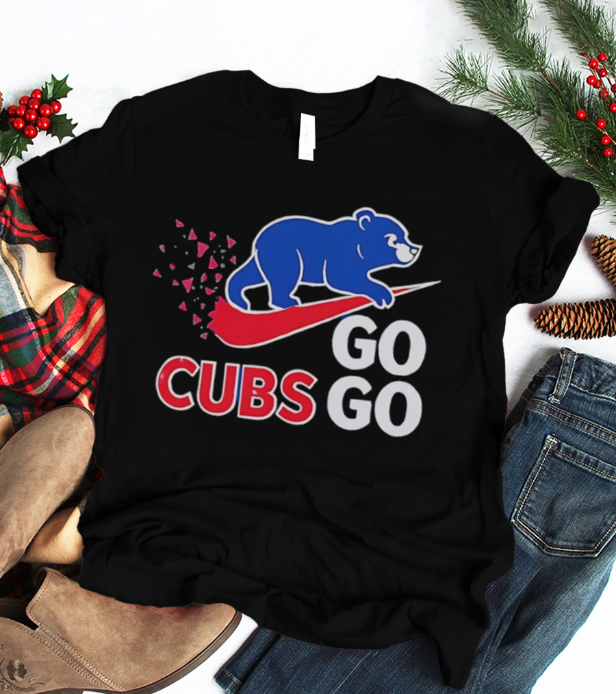 Chicago Cubs Bear Go Go MLB Baseball T-Shirt