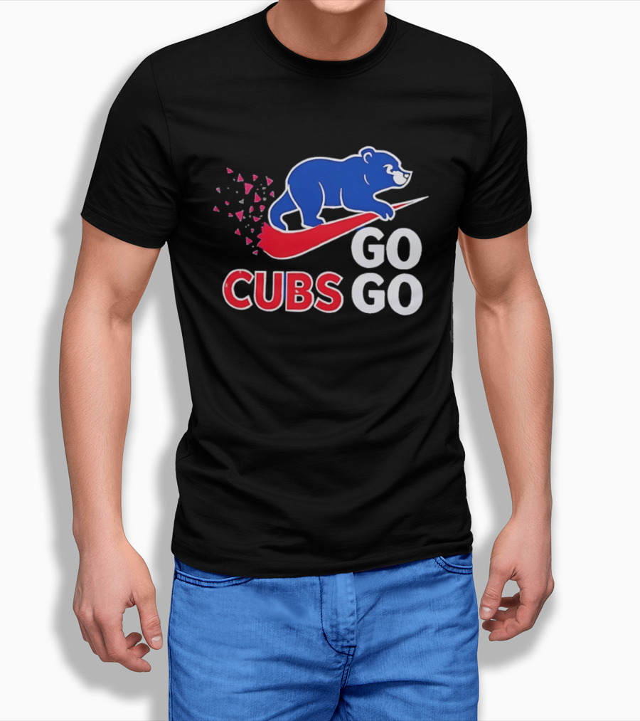 Chicago Cubs Bear Go Go MLB Baseball T-Shirt