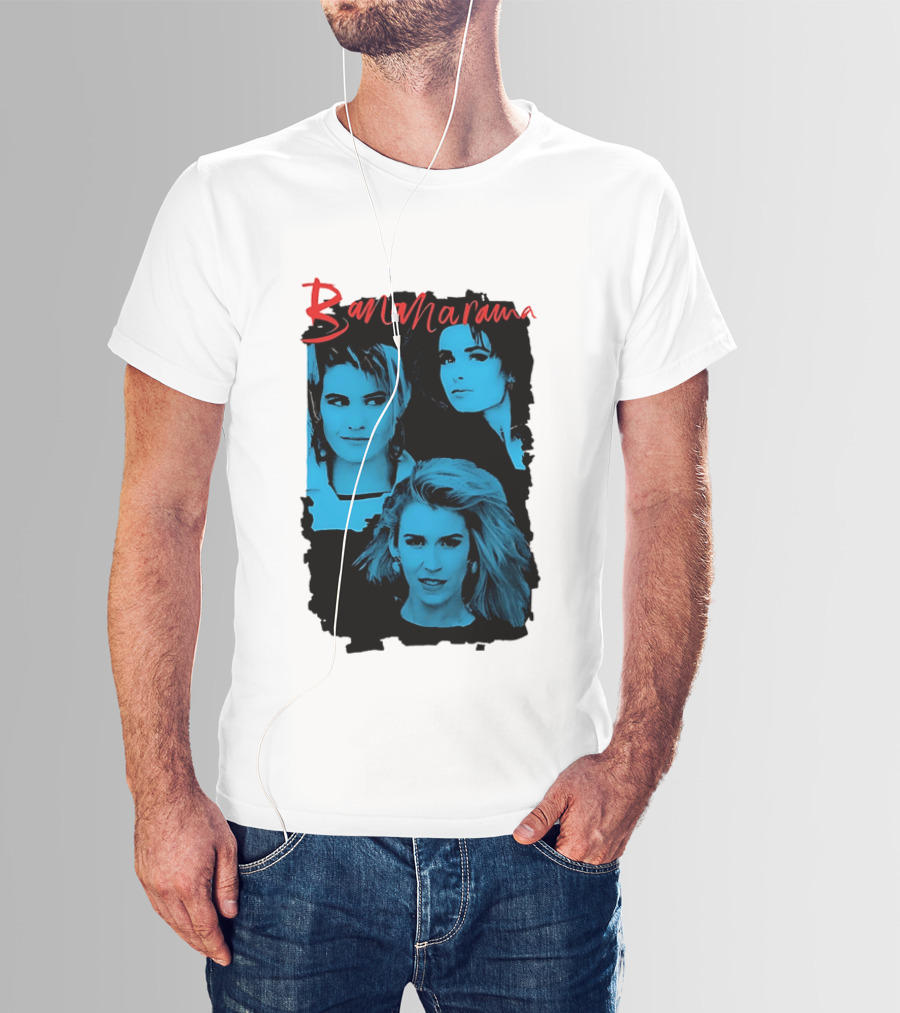 Bananarama True Confessions Album Cover Retro Blue T-Shirt