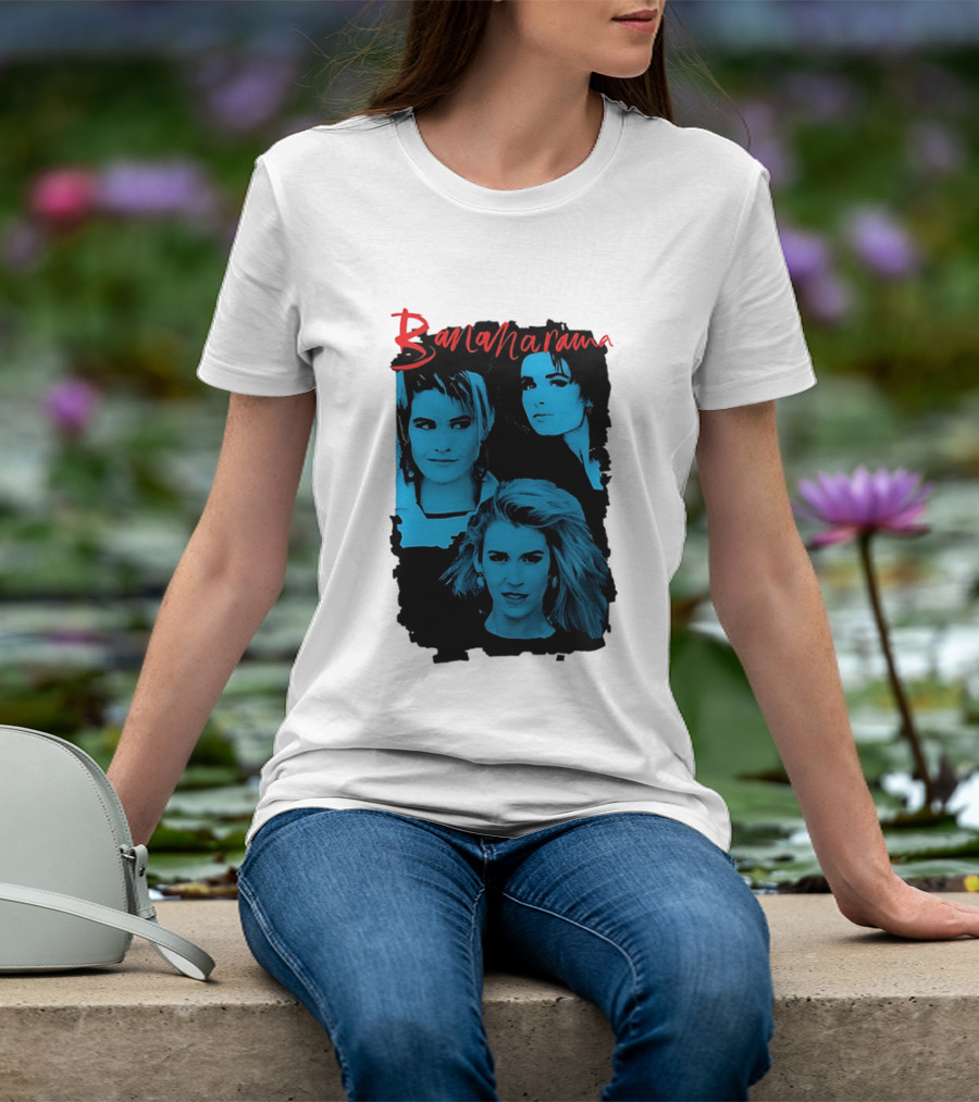 Bananarama True Confessions Album Cover Retro Blue T-Shirt