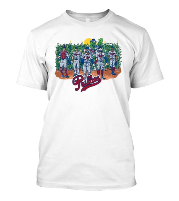 Phillies Field Of Dreams 2026 Players Cornfield Mascot Phillies T-Shirt