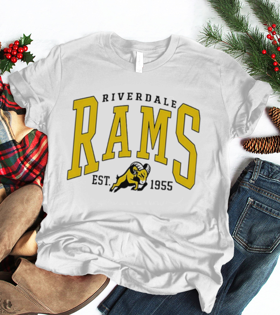 Riverdale Rams Est 1955 Yellow Ram T-Shirt